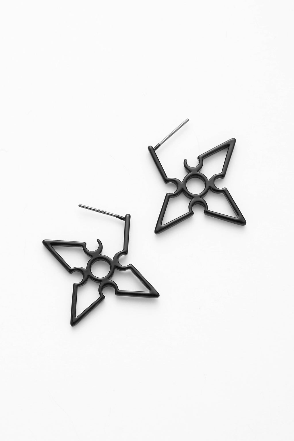 Ninza black earrings